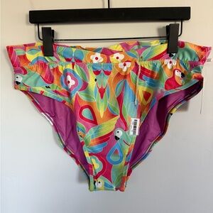 NWT Kenny Flowers The Caribbean New Classic Bikini Bottom Size XL